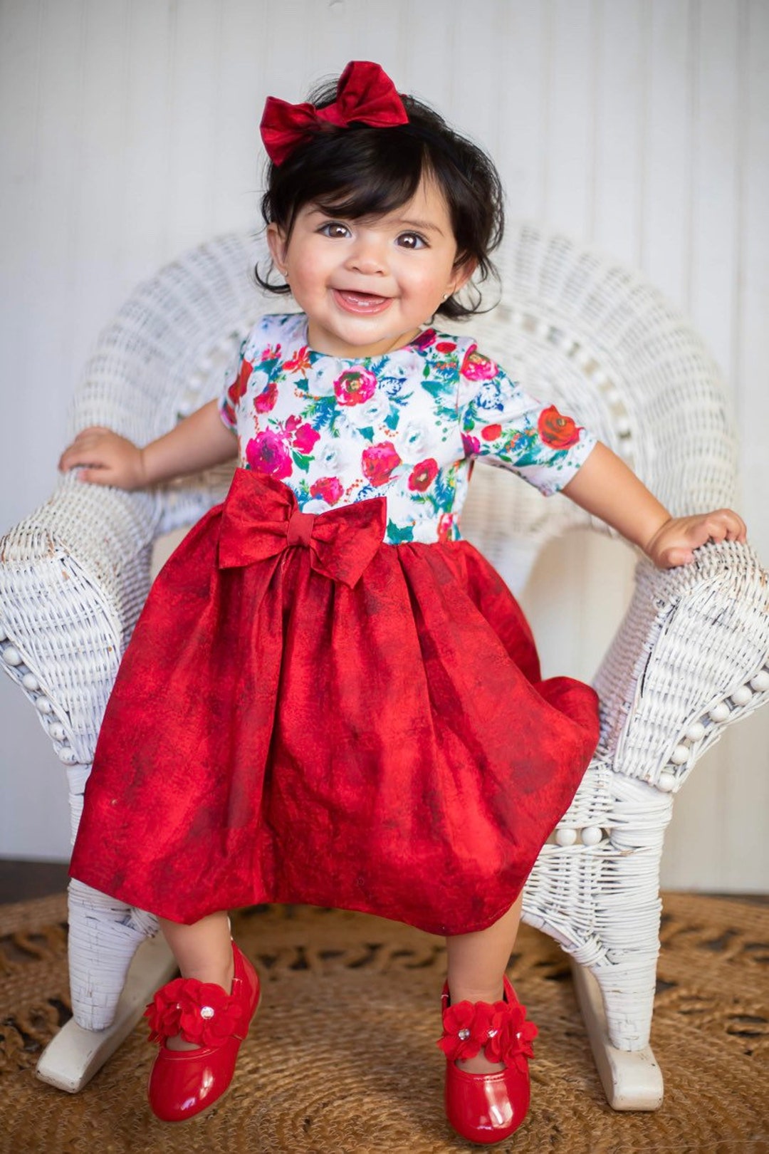 BABY CHRISTMAS DRESS Christmas Dress Toddler Christmas - Etsy