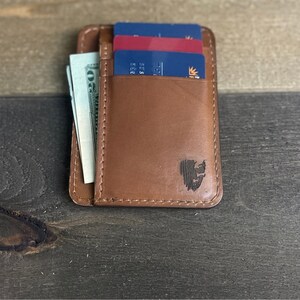 MEN&#39;S WALLET, PERSONALIZED Leather Wallet, Front Pocket Slim Design Leather Wallet,Minimalist Credit Card Wallet For Man Leather Wallet