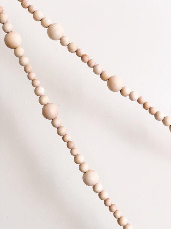 Guirlande Perles En Bois Pour Photos - La Boutique De L'Imaginaire