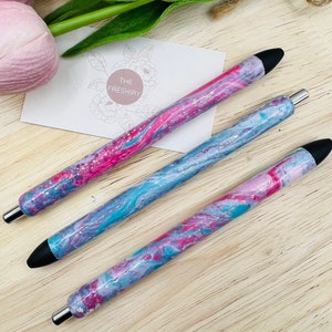 Cotton Candy Pen, paint, Glitter, Personalize, Customize, Cute, Resin, Resin Art, Resin pen, Refillable,