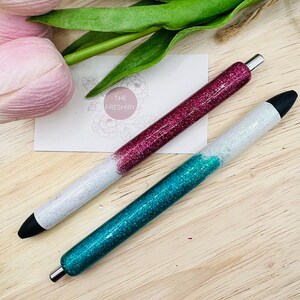 Design your own Pen, Glitter, Personalize, Customize, Cute, Resin, Resin Art, Resin pen, Refillable,