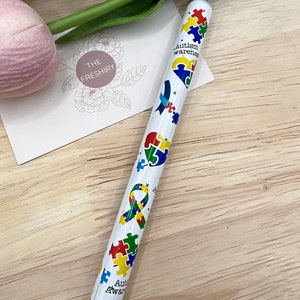 Autism awareness, Personalize, Customize, Cute, Resin, Resin Art, Resin pen, Refillable,