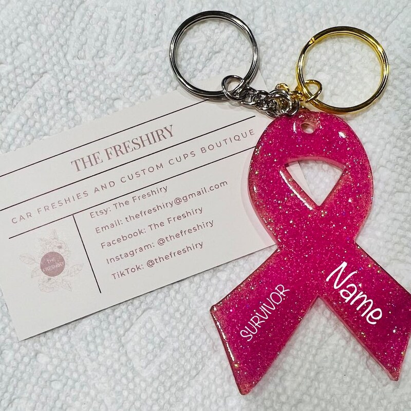 Cancer Keychain - Etsy