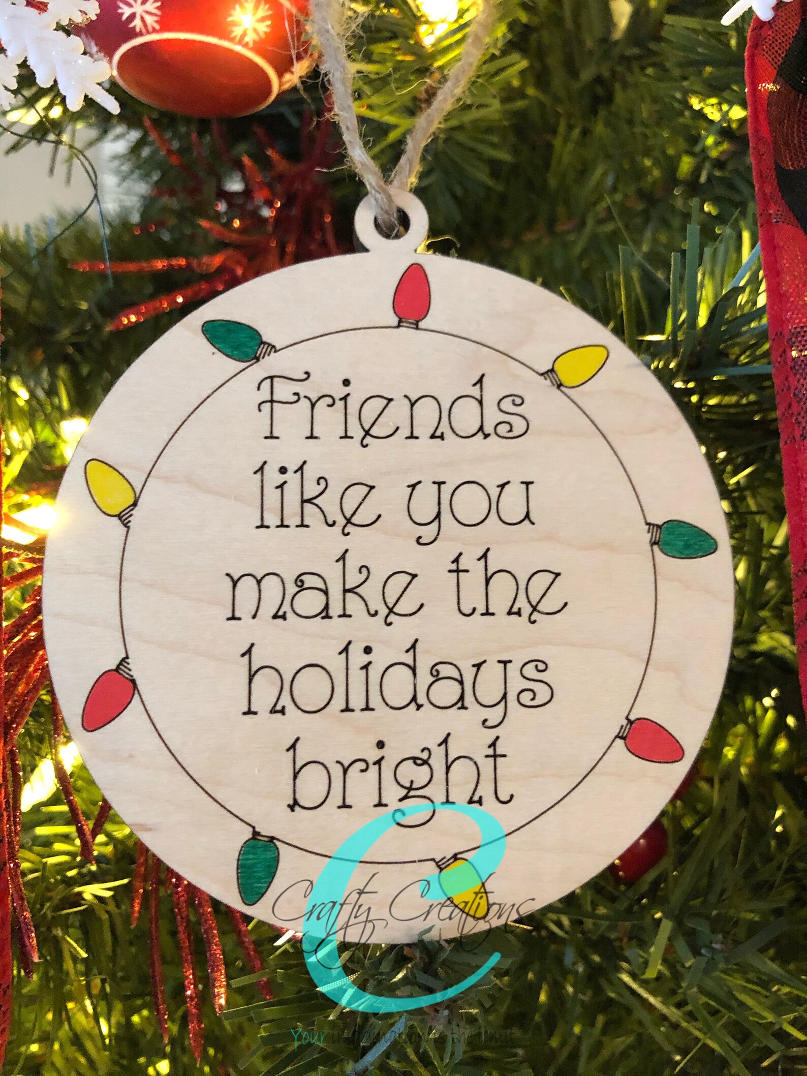 Download Friends Like You Ornament SVG file | Etsy