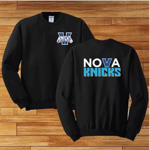 Nova Knicks Crewneck | Villanova NBA Playoffs Fan Gift