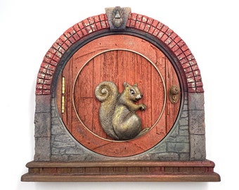 Squirrel Fairy Door