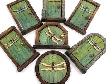 Dragonfly Pixie Door - Marshy Style