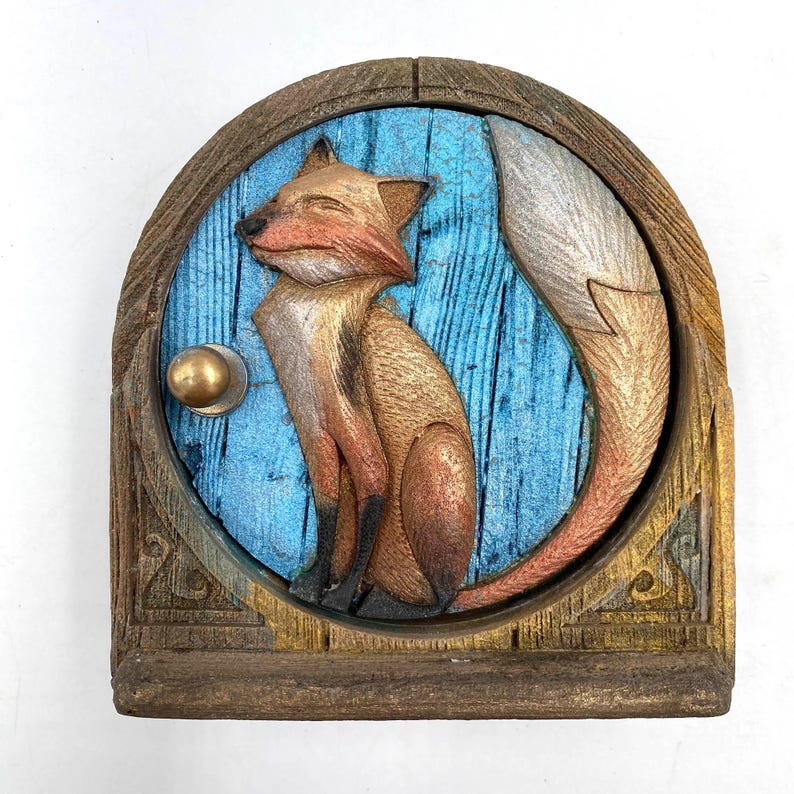 Fuchs Pixie Tür Blue Round 2