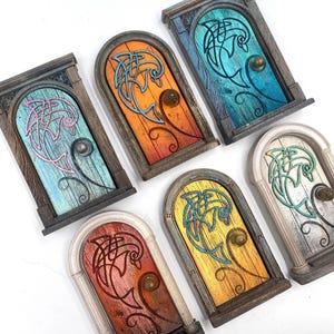 Celtic Raven Pixie Door