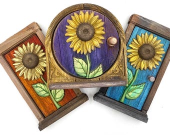Sunflower Pixie Door