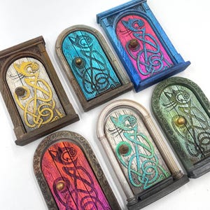 Celtic Cat Pixie Door