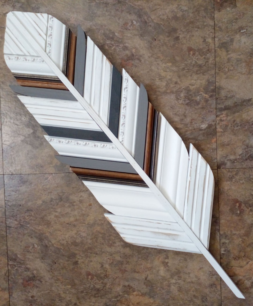 Handmade Wood Feather/feather Wall Art/porch Decor/unique Etsy