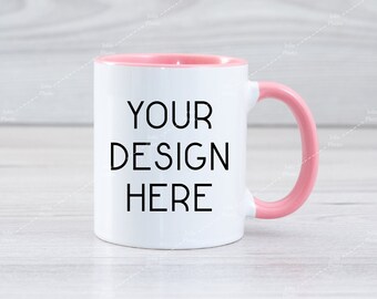Black Coffee Mug Mockup With Woman Woman Holding Black Mug Etsy
