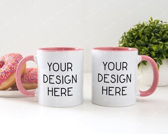 Pink Mug Mockup Etsy