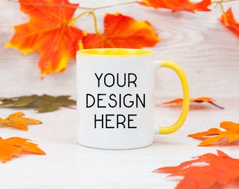 Autumn Mug Mockup Etsy