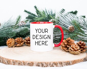 Download Christmas Mug Mockup Etsy