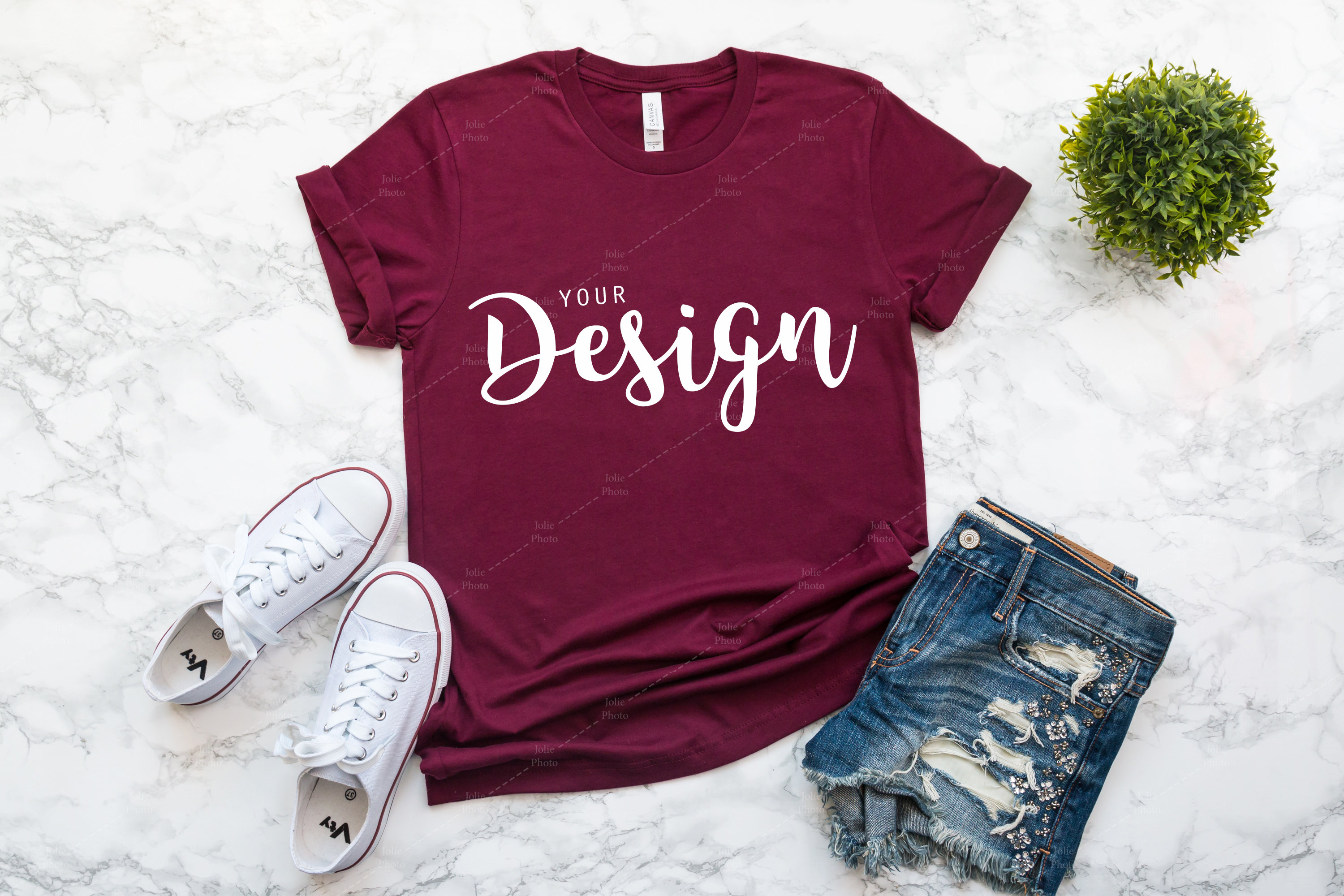 Download Bella Canvas Mockup 3001 Maroon T-shirt Mockup Unisex Tee Mock | Etsy