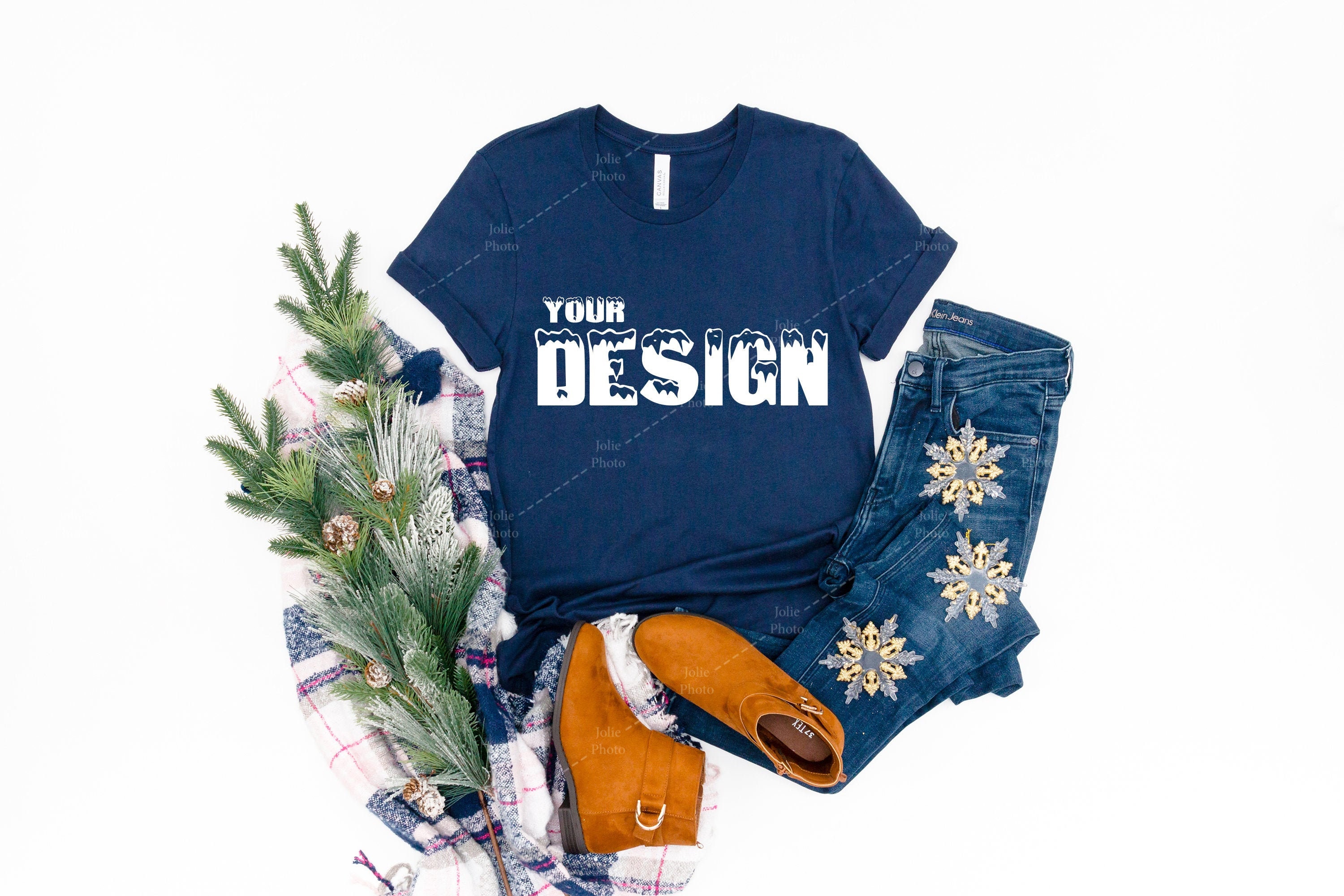 Download Bella Canvas 3001 Navy Blue T-shirt Mockup Unisex Tee Mock up | Etsy