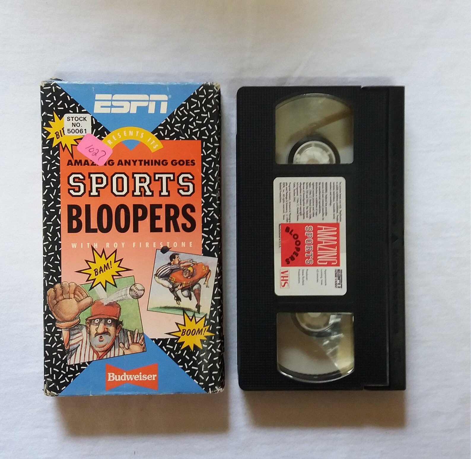 ESPN Amazing anything Goes Sports Bloopers VHS Tape Etsy