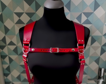 Leather photographer harness, Harness for dual cameras, Camera strap, Doppel kameragurt.