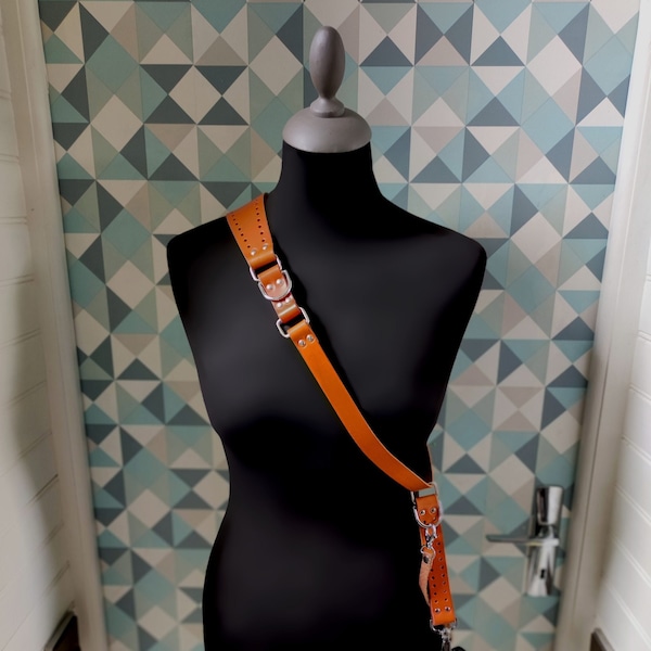 Correa de cuero para fotógrafos. Correa de cuero para cámara. Correa para cámara. Funda para cámara.