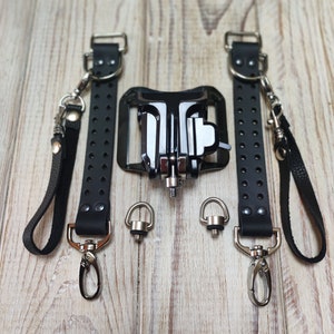 Harnais Double Pour Appareil Photo – Cuir – Portage Double épaule – Tan
