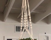 Macrame plant hanger, wall hanging, minimal boho decor