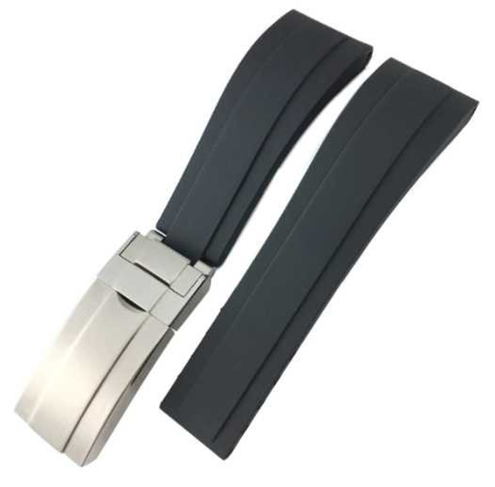 21mm OysterFlex Silicone Strap for Rolex Seadweller & 18mm Etsy