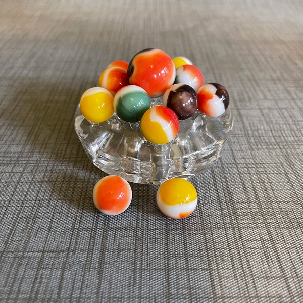 Set of 12 Vintage Vitro Marbles