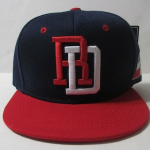 DR  Dominican Republic  Snapback,  baseball caps 3D Embroidered  Team  Two Tone Color, Unisex