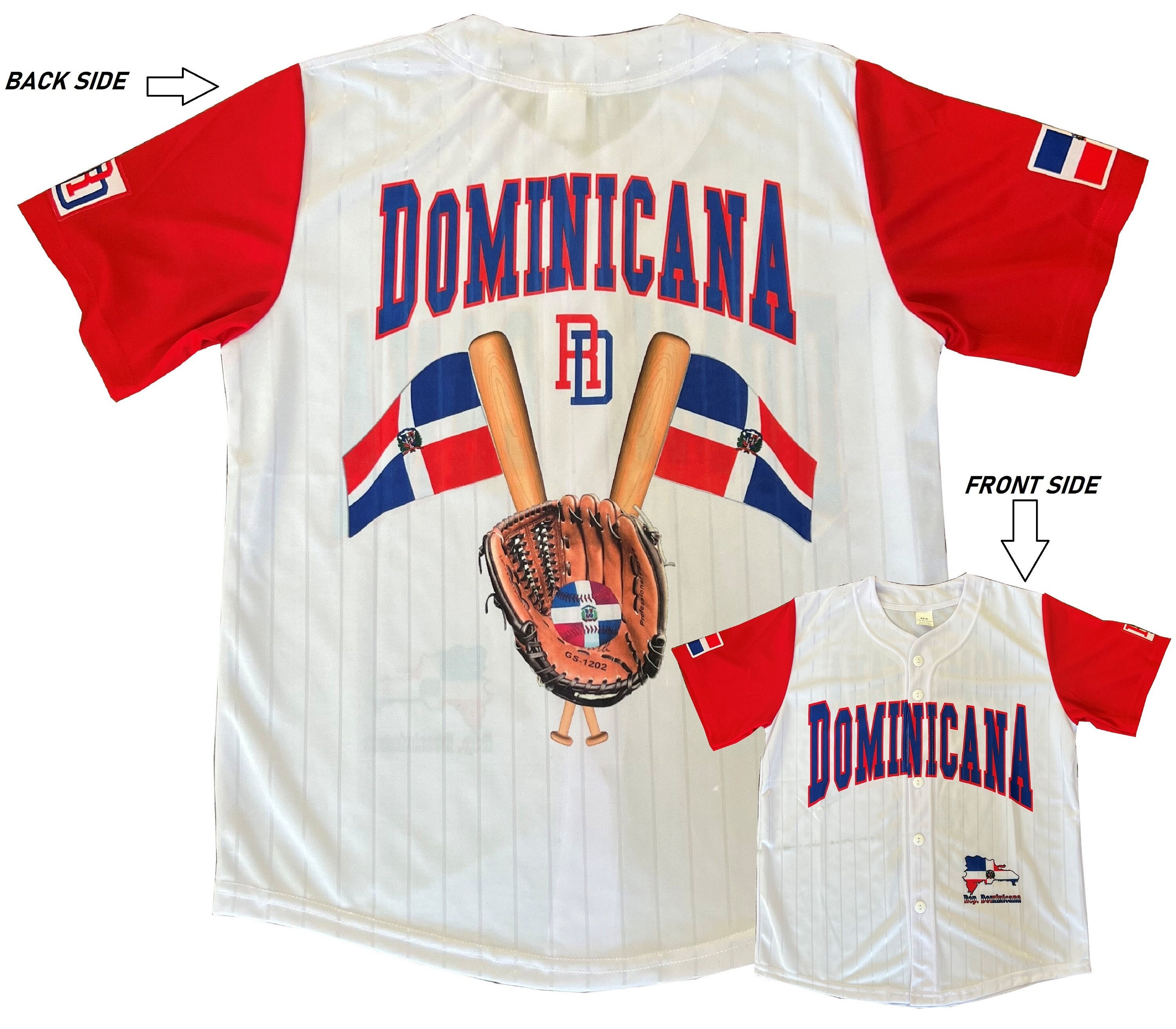  Tinoshop Personalized Dominican Republic Baseball Jersey, Team  Name Republic Dominicana Baseball Jersey Dominican Flag (BJ01) : Clothing,  Shoes & Jewelry