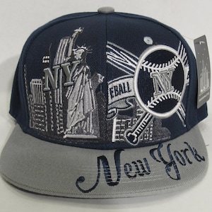 New York  3D embroidered Snapback Hats  front & NY design on back of the hat New!