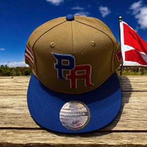 Puerto Rico PR 3D Embroidered Flat Bill Snap back style