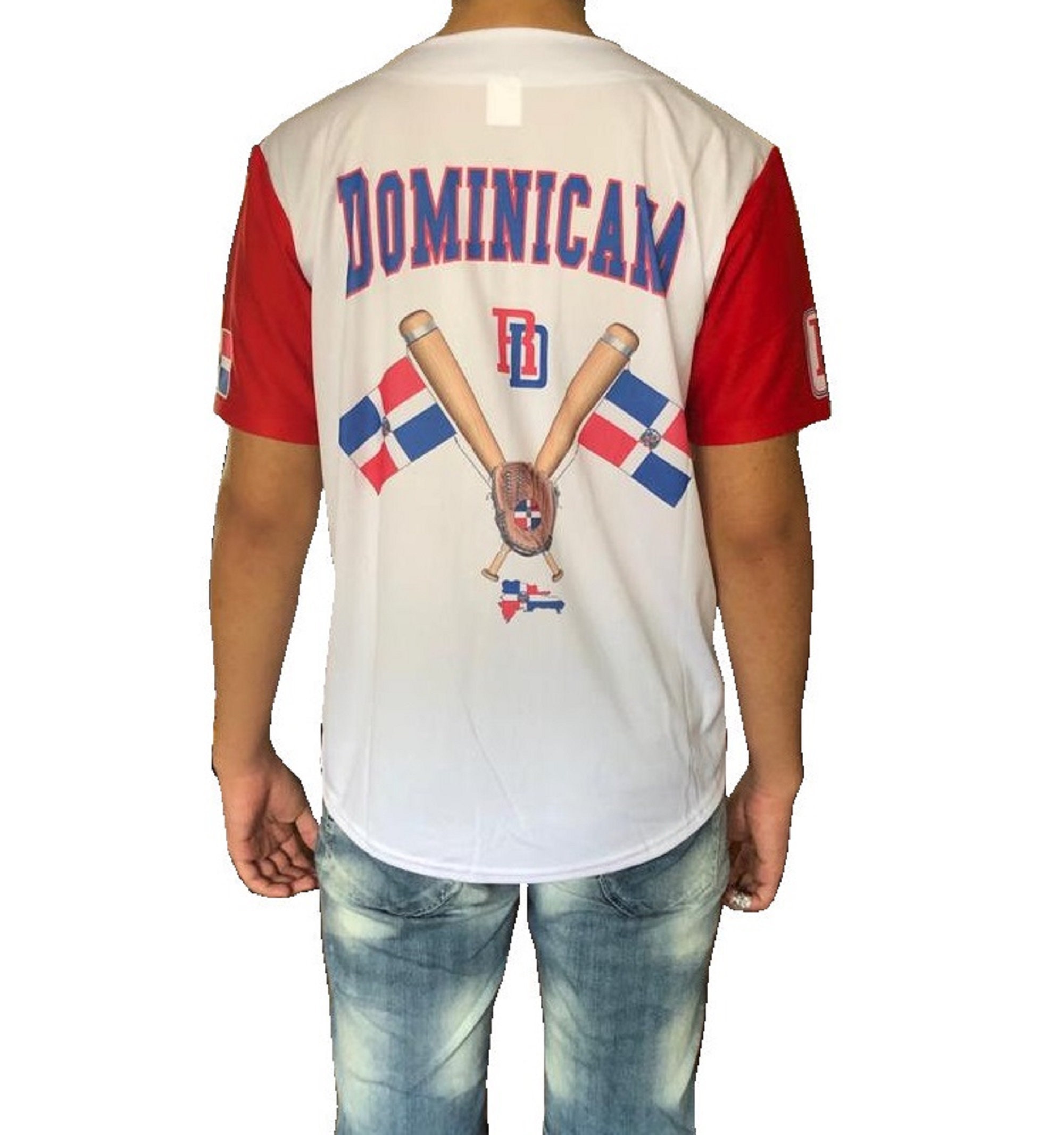 Button up Baseball Jersey Dominican Republic shirt Unisex Etsy