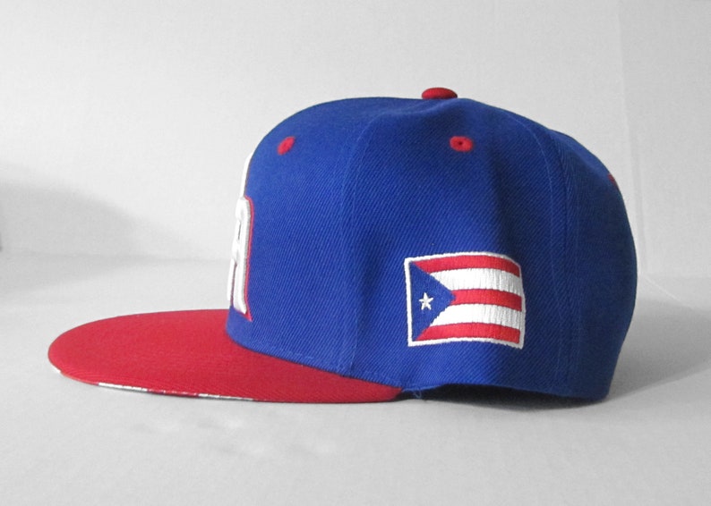 Puerto Rico gorras Snapback con bandera impresa bajo visera Etsy España