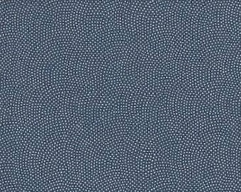 Samekomon pequeña tela japonesa azul algodón tradicional 50 cm x 110 cm 22,90 EUR/metro tela por metro