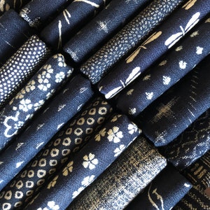 1 Yard Japan Blue Traditional Japanese Blue Fabrics Indigo Blue Patchwork Quilt 92 cm x 110 cm Cotton (21.90 Euro/Meter || 20.15 Euro/yard)