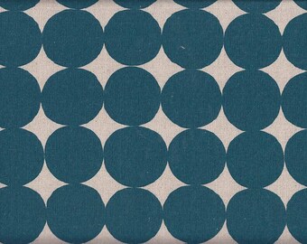 Dots blu Tessuto Giappone Tessuto Cotone Cotone/Lino 50 cm x 110 cm 19,90 Eur/Metro