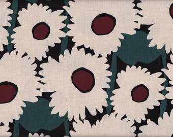 Gerbera green Japan Fabric Cotton fabric Cotton/Linen 50 cm x 110 cm 19,90 Eur/Meter Sold by the meter