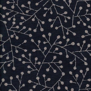 Bud blue Japanese fabric, traditional cotton, 50 cm x 110 cm, 34.90 EUR/meter, sold by the meter