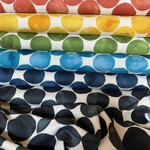 Dots large Japan fabric cotton/linen 50 cm x 110 cm G4002a 23.90 Eur/meter Sold by the meter Made in Japan