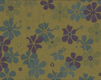 Hana moss Japan fabric, cotton fabric, 50 cm x 160 cm, 24.90 EUR/meter, sold by the meter