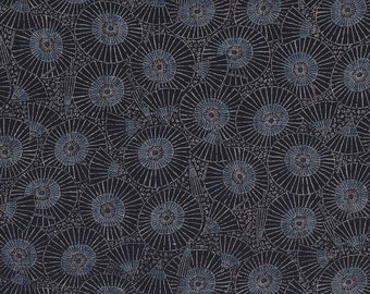 Kasa indigo blue traditional Japanese fabrics cotton 50 cm x 110 cm E1306a 22.90 Eur/meter fabric by the meter from Japan