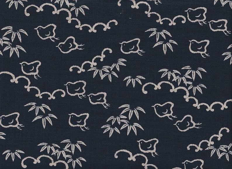 Tissus traditionnels japonais bleu indigo bleu indigo Japon Coton bleu 50 cm x 110 cm 19,90 Eur/mètre tissu coton au mètre 25 Sentori