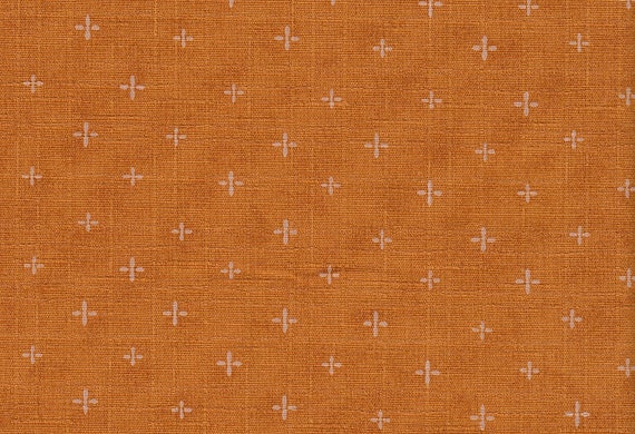 Baumwolle Meterware Senfgelb Kreuze Senfgelb Japan Stoff Baumwolle