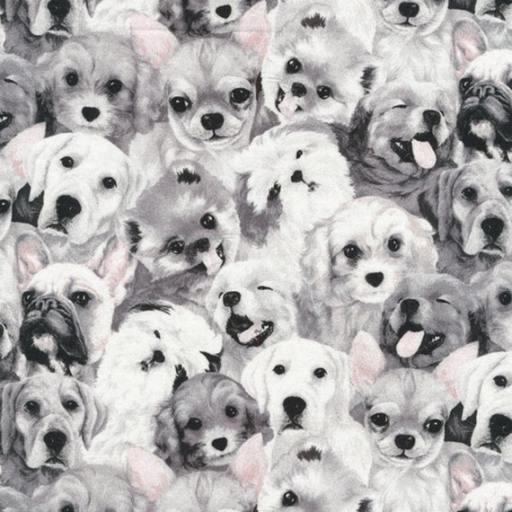 Paintbrush Studio Fabrics My Pet Family 50cm X 110cm 17.90 Etsy