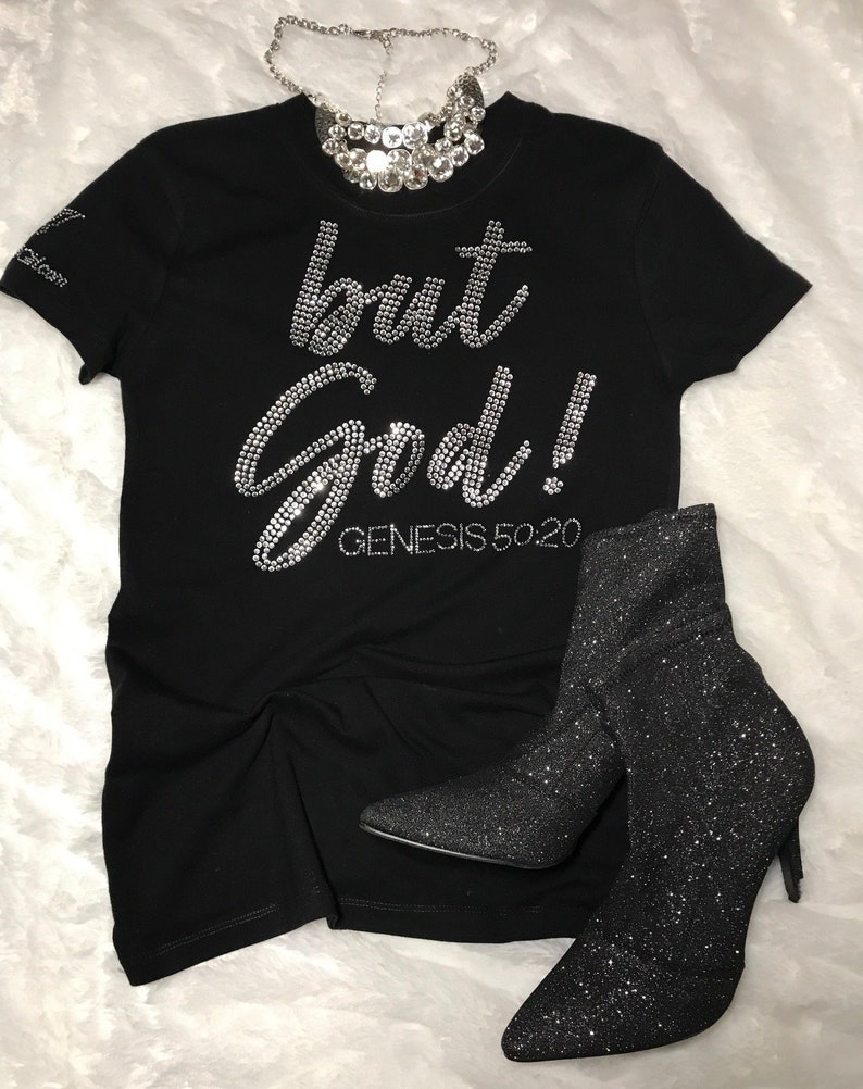 But God t-shirt Rhinestone t-shirts. bling t-shirt Christian | Etsy