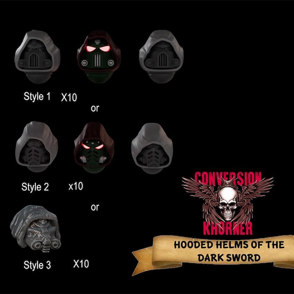 Köpfe des dunklen Schwertes - Kapuzenköpfe