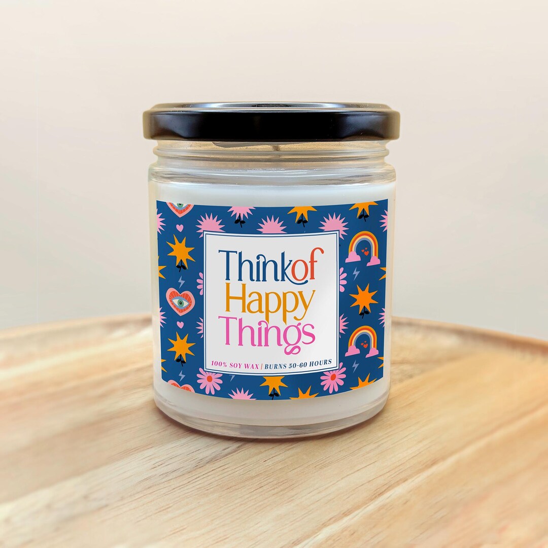 ヒッピー７０年代キャンドルセット レトロな70年代風フラワーキャンドル。幸せな気持ち、ポジティブな