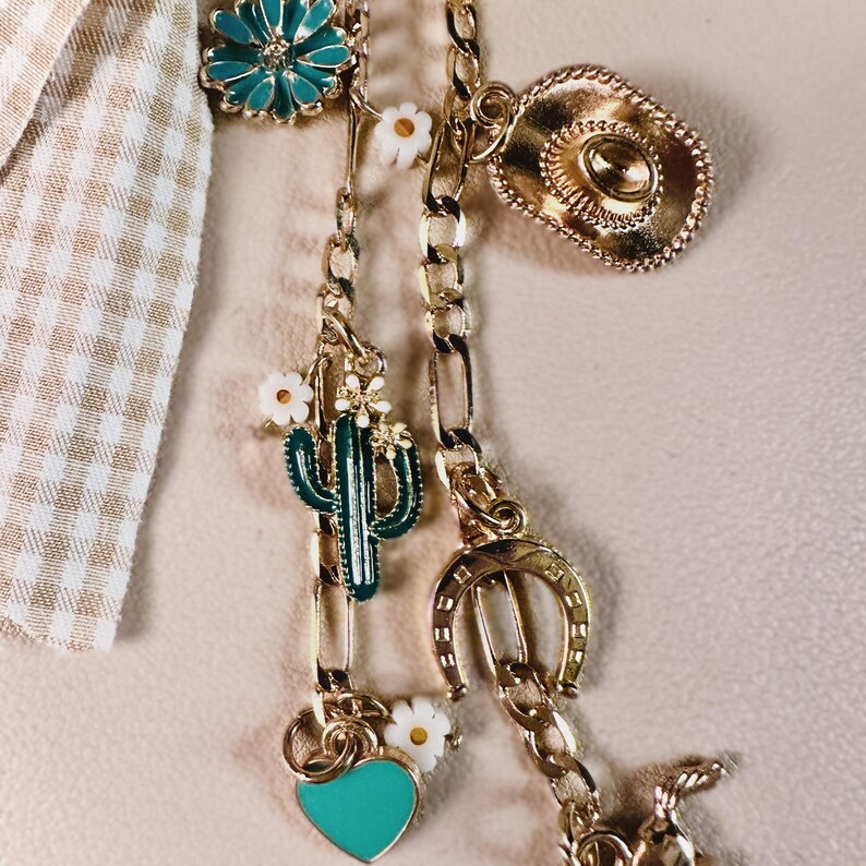 Western Cowboy Bag Charm Country Style Keychain Horse Bag Accessory ...